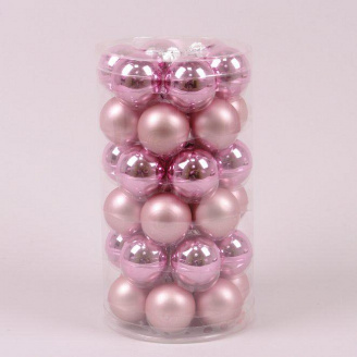 Кульки скляні Flora D-3,8 см. 36 шт.(44565)