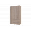 Распашной шкаф для одежды Гелар Doros Дуб сонома 3 ДСП 116,2х49,5х203,4 (80397559) Сумы