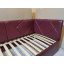 Кровать-диван BNB BaileysDesign с подъемным механизмом каркас дерево 140x190 бордовый Ровно