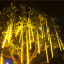 Світлодіодна гірлянда "Таючі бурульки" для новорічного декору Xmas Sticks 8Led паличок по 50см світло ламп-Теплий білий від мережі 220В Ужгород