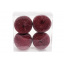 Набор декоративных яблок в сахаре на подвесе BonaDi 8 см Темно-красный (130-407) Куйбышево