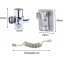 Душевая система на умывальник VigohA с турмалином Modified Faucet with e x ternal shower Буча