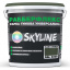 Краска резиновая суперэластичная сверхстойкая «РабберФлекс» SkyLine Хаки-олива RAL 6006 3,6 кг Буча
