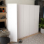 Шкаф для одежды Doros Промо Белый/Белый 2+3 ДСП 225х48х204 (42005004) Черкассы
