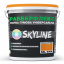 Краска резиновая суперэластичная сверхстойкая «РабберФлекс» SkyLine Оранжевая RAL 2004 3,6 кг Ровно