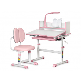 Комплект парта со стульчиком ErgoKids BD-24-Pink для девочки
