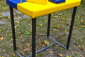 Стол для армрестлинга Троян Желто-синий 96х64х104 см