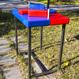 Стол для армрестлинга Троян красно-синий 96х64х104 см