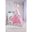 Палатка детская Вигвам для девочки с Принцессами, с матрасиком и подушкой, Подвеска сердечко - в подарок Полтава