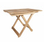 Дерев'яний компактний стіл та 2 табуретки з натурального дерева (ялина) розкладний стіл та стільці для саду Кушугум