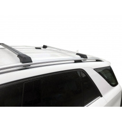 Перемычки на рейлинги без ключа Flybar (2 шт) Серый для Renault Megane III 2009-2016 гг. Белая Церковь