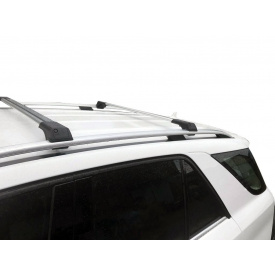 Перемычки на рейлинги без ключа Flybar (2 шт) Серый для Nissan X-trail T32/Rogue 2014-2021 гг.