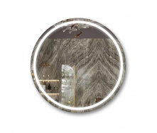 Дзеркало настінне кругле Екватор з LED підсвіткою DR-15 900х900х30