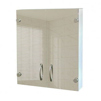 Дзеркальна навісна шафка для ванної кімнати Tobi Sho ТB5-60 600х600х125 мм