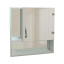 Зеркальный навесной шкафчик с открытыми полками для ванной комнаты Tobi Sho ТB2-55 550х600х125 мм Ивано-Франковск