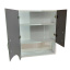 Зеркальный шкафчик с фигурными фасадами и открытой полкой для ванной комнаты Tobi Sho ТB6-50 500х600х125 мм Львов
