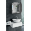 Шафа дзеркальна "Економ" з фасадами у вигляді арки для ванної кімнати Tobi Sho ТS-560 500х750х130 мм Луцьк