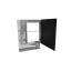 Дзеркальна шафа "Економ" з відкритими полицями для ванної кімнати Tobi Sho ТS-75 500х700х130 мм Красноград