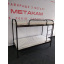 Кровать двухъярусная металлическая Метакам RELAX DUO 190X90 черный матовый Киев