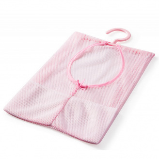 Детская сумка-органайзер для ванной комнаты UKC QQB-102121 Розовый с крючком
