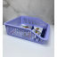 Лоток с ручкой в холодильник Irak plastik 29 x 26 х 8.5 см 4,85 л широкий ВА-680 Фиолетовый Якимівка
