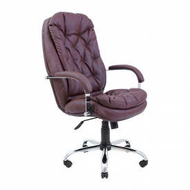 Офисное кресло Венеция Richman фиолетовый кожзам для руководителя