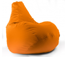 Кресло мешок груша Beans Bag Оксфорд Стронг 100*140 см Оранжевый (hub_vdpxp7)