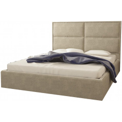 Кровать двуспальная BNB Santa Maria Comfort 160 x 190 см С подъемным механизмом и нишей для белья Мокко Суми