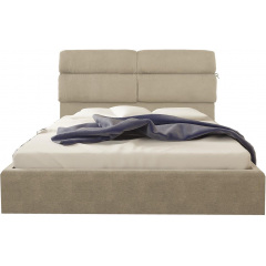 Кровать BNB Mary Rose Premium 90 х 190 см Simple С дополнительной цельносварной рамой Мокко Суми