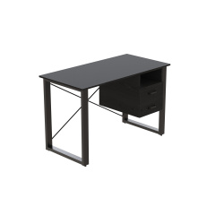 Письменный стол с ящиками Ferrum-decor Оскар 750x1200x600 металл Черный ДСП Сосна Кембра 16 мм (OSK0003) Львов