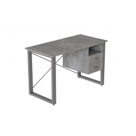 Письменный стол с ящиками Ferrum-decor Оскар 750x1200x700 металл Серый ДСП Бетон 16 мм (OSK0063)