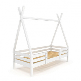 Деревянная кровать для подростка SportBaby Вигвам белая 190х80 см