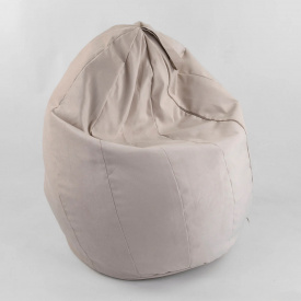 Кресло-мешок пенополистероловый шарик Алекс Груша 70 х 70 х 100 см Beige (102264)