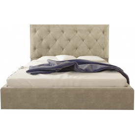 Кровать BNB Leandra Premium 120 х 190 см Simple С дополнительной цельносварной рамой Мокко