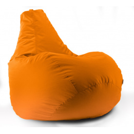 Кресло мешок груша Beans Bag Оксфорд Стронг 90 х 130 см Оранжевый (hub_bkto9s)