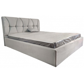 Кровать двуспальная BNB Galant Comfort 180 x 190 см Allure С подъемным механизмом и нишей для белья Серый