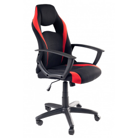 Офисное кресло руководителя BNB StartDesign Tilt Черно-красный