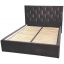 Кровать BNB Littorio Premium 120 х 190 см Simple С дополнительной цельносварной рамой Коричневый Николаев