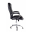 Офисное кресло руководителя BNB Kali LuxDesign хром Anyfix Экокожа Черный Полтава