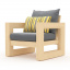 Комплект деревянной дубовой мебели JecksonLoft Морисон темно-серый 0220 Киев