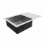 Кухонная мойка Platinum Handmade WHITE GLASS 780х510х200 Рівне