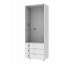 Распашной шкаф для одежды Doros Гелар комплект Белый 2+3 ДСП 193,7х49,5х203,4 (42002116) Косів
