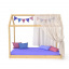 Деревянная кровать для подростка SportBaby Домик лак 190х80 см Прилуки