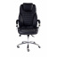 Офисное кресло руководителя BNB TeslaDesign хром Anyfix Экокожа Черный Кропивницький