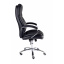 Офисное кресло руководителя BNB TeslaDesign хром Anyfix Экокожа Черный Полтава