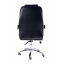 Офисное кресло руководителя BNB TeslaDesign хром Anyfix Экокожа Черный Чернівці