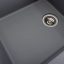Гранитная мойка для кухни Platinum 7850 ROMA матовая Серый металлик Запоріжжя