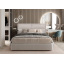 Кровать двуспальная BNB Santa Maria Premium 160 х 190 см С дополнительной цельносварной рамой Экокожа Бежевый Ясногородка