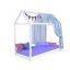 Деревянная кровать для подростка SportBaby Домик белая 190х80 см Ладан