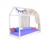 Деревянная кровать для подростка SportBaby Домик белая 190х80 см Днепр